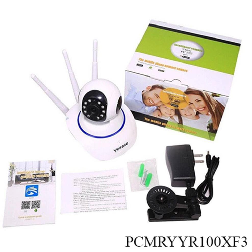 Camera yoosee 3 Râu mắt 1.0 - Hình ảnh sắc nét - Góc quay siêu rộng - Dùng phần mềm yoosee - Bảo hành 12 tháng