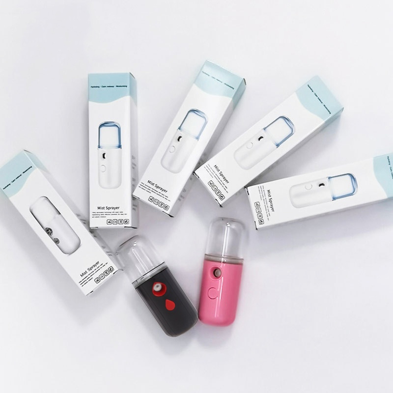 Máy Phun Sương Tạo Độ Ẩm Da Mặt Mini 30ml Sạc USB Tiện Lợi