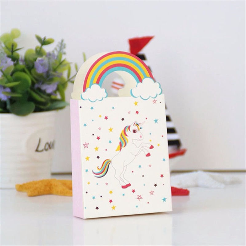 Bộ 10 Túi Giấy Đựng Quà Hình Kỳ Lân Xinh Xắn