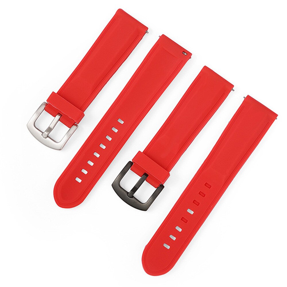 Dây Đeo Đồng Hồ Thể Thao Bằng Cao Su Silicone 18Mm 20mm 22mm 24m Chống Nước Thao Tác Nhanh