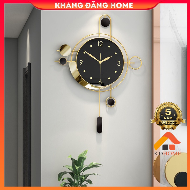 Đồng Hồ Treo Tường Decor Trang Trí Phòng Khách Độc Đáo, Sáng Tao KD2171