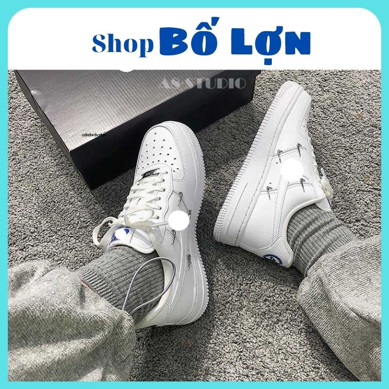 Giày Sneaker Trắng LOGO Sắt Cao Cấp Full Size Nam Nữ Full Box Full Bill | BigBuy360 - bigbuy360.vn