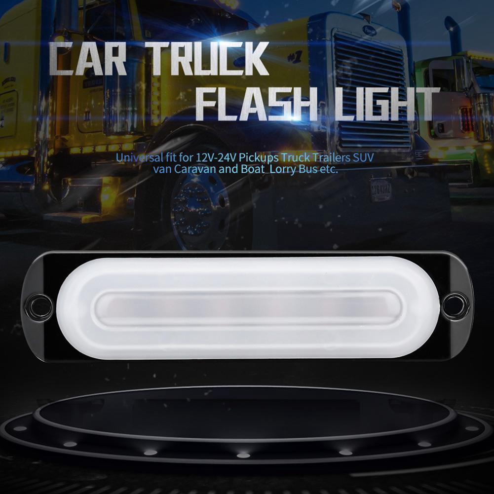 6 LED Light Bar Work Light 4WD Cảnh báo Light Car Truck SUV Floods Spot Offroad Driving Driving