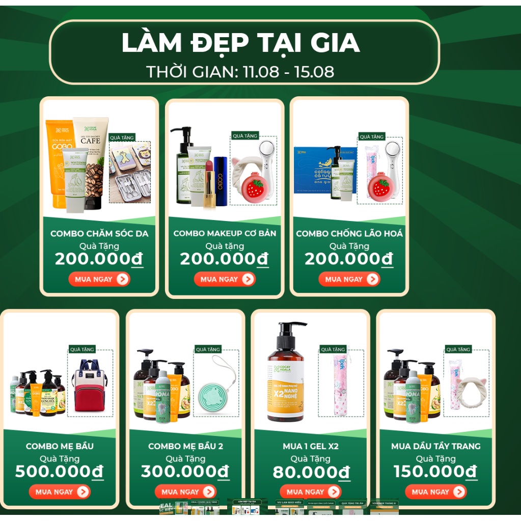 Sữa rửa mặt làm sạch sâu cocayhoala Gobo 100g | BigBuy360 - bigbuy360.vn