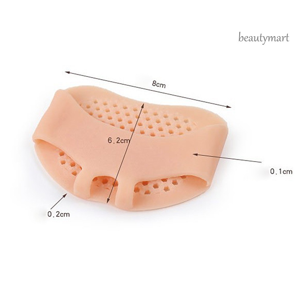 [Hàng mới về] Bộ 2 cặp miếng lót bàn chân trước bằng silicon tổ ong mềm khi mang giày cao gót