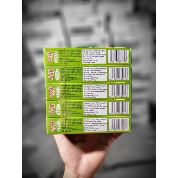 [Giá sỉ - Freeship] Mù tạt xanh Tuấn Phương wasabi S&amp;B cay ngon tuýp 43g