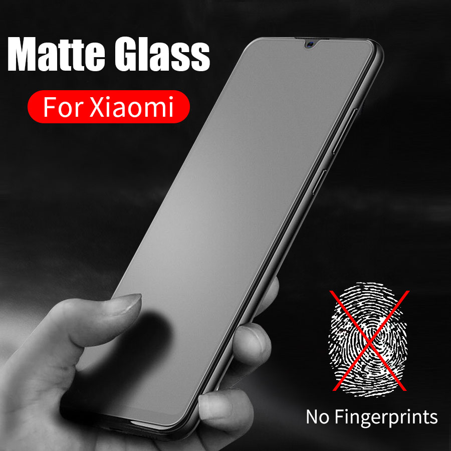 Kính cường lực nhám chống vân tay AG chống bụi cho đIện thoại Xiaomi POCO X3 NFC F3 GT M3 F2 Pro Mi 10T 9T Pro 10 9 Se Lite A3 Mix 3 5G