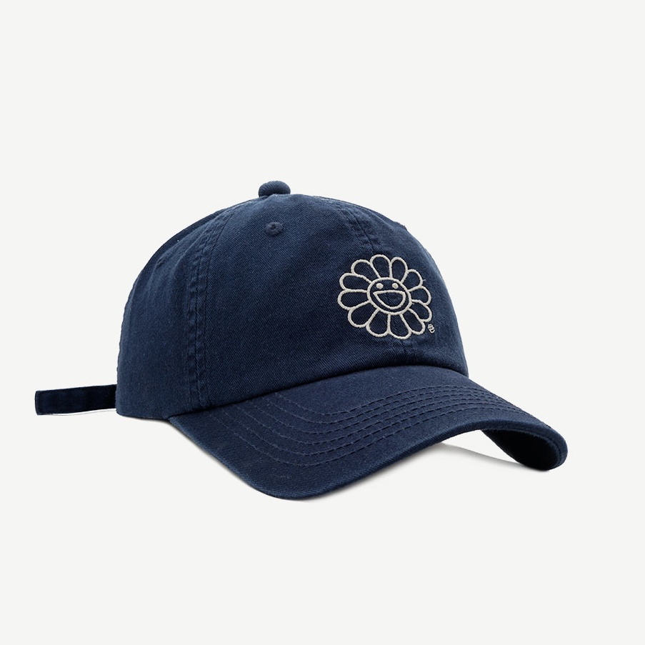 Mũ lưỡi trai MG STUDIO thêu họa tiết hoa hướng dương hoạt hình đẹp mắt