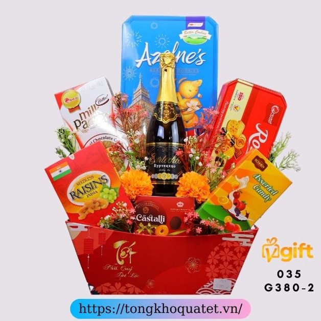Giỏ Quà Tết 2022 Mẫu Giỏ 380 - 390 ( 8 Giỏ Quà Tết ). | BigBuy360 - bigbuy360.vn