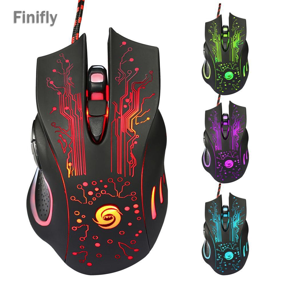 Chuột Quang Gaming Finifly 3200dpi Led 6d Dành Cho Game Thủ