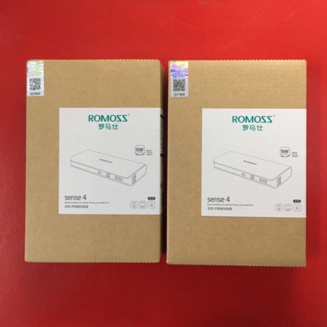 [Bảo Hành 1 Năm]Sạc dự phòng romoss sense 4 chính hãng check code dung lượng 10400 mah- chống cháy nổ- rẻ bền đẹp.