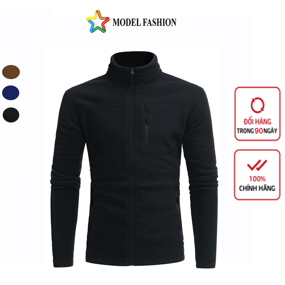 Áo khoác nỉ nam cao cấp Model Fashion ni004 (đen,xanh)