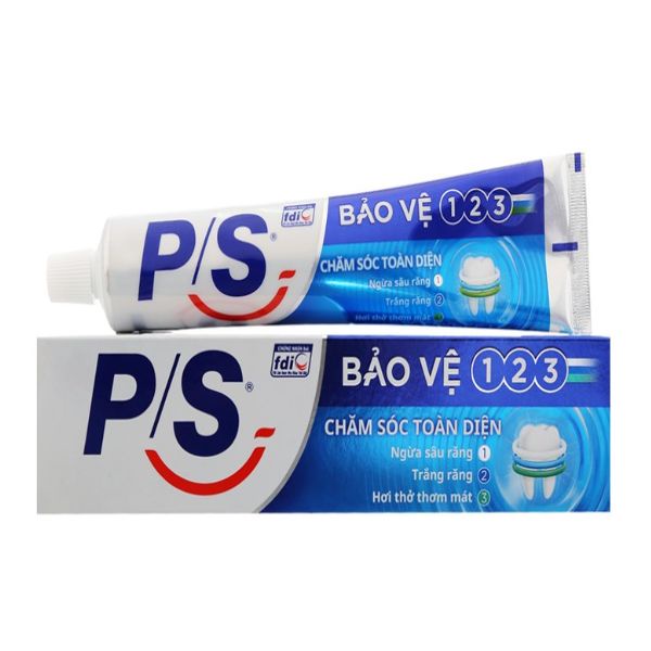 Kem đánh răng PS 180g Ngừa sâu răng vượt trội /Trà xanh 123