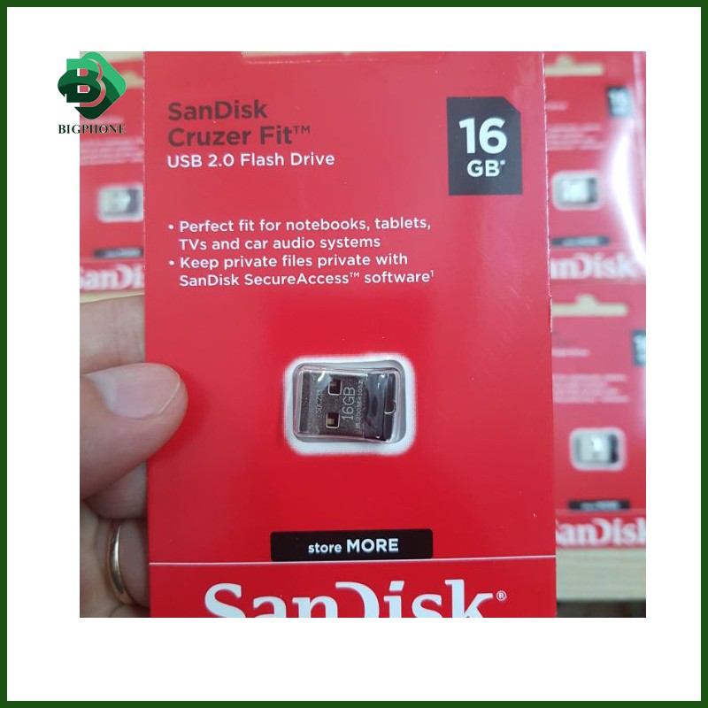 Flash usb CZ33 16Gb Sandisk Chính Hãng