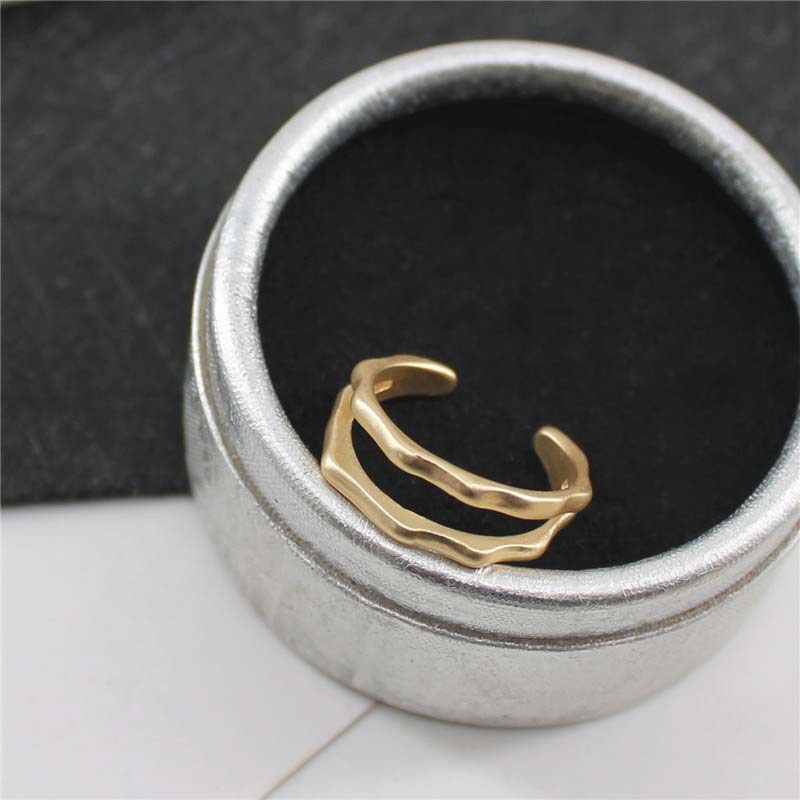 Nhẫn nữ ''Layer Ring'', trẻ trung tinh tế sang trọng, mạ bạc 925 sáng đẹp  Ivy.acc  N5