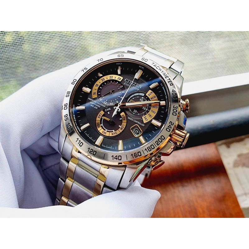 Đồng hồ nam Citizen Eco-Drive Chronograph nam tính