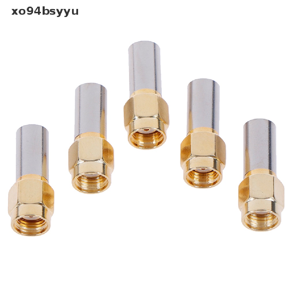 Bộ 5 Đầu Nối sma Đầu Đực Xo94Bsyu Cho rg58 rg142 rg400 lmr195
