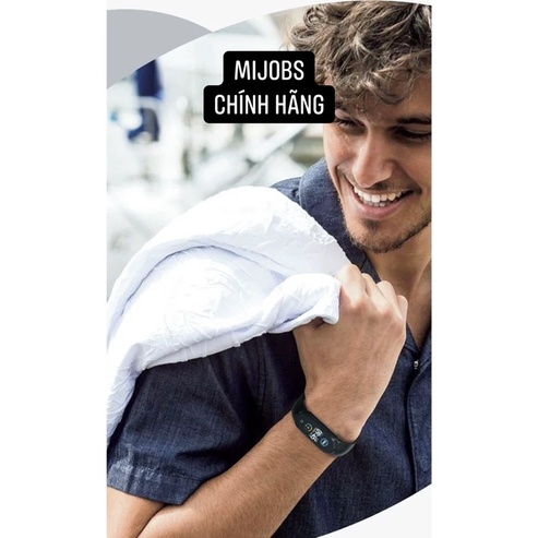 Dây đeo silicone CHÍNH HÃNG MIJOBS cho MIBAND 5/6/7