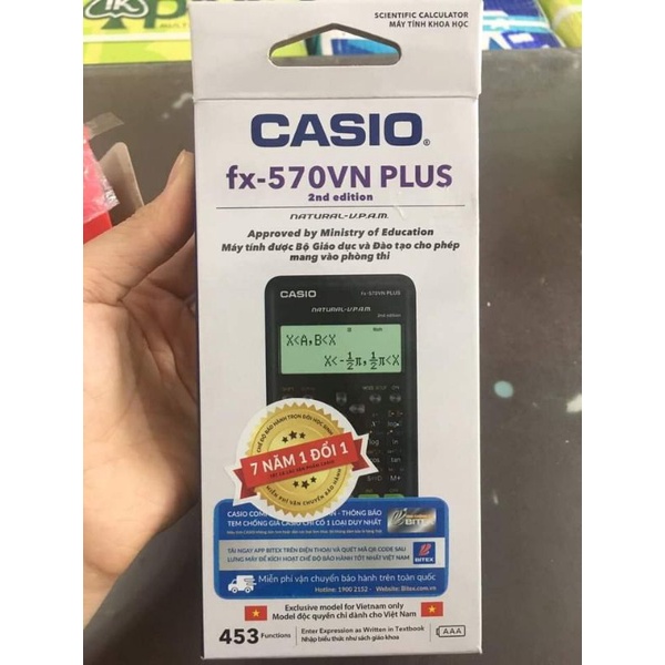 Máy tính bỏ túi Casio 570 VN Plus (chính hãng)