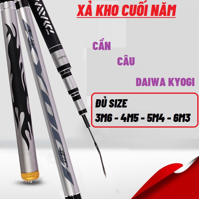 Cần Câu Cá DAIWA KYOGY 6H Xám Bạc