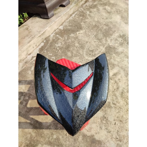 Mặt nạ Ex150 exciter150 đúc full sợi carbon