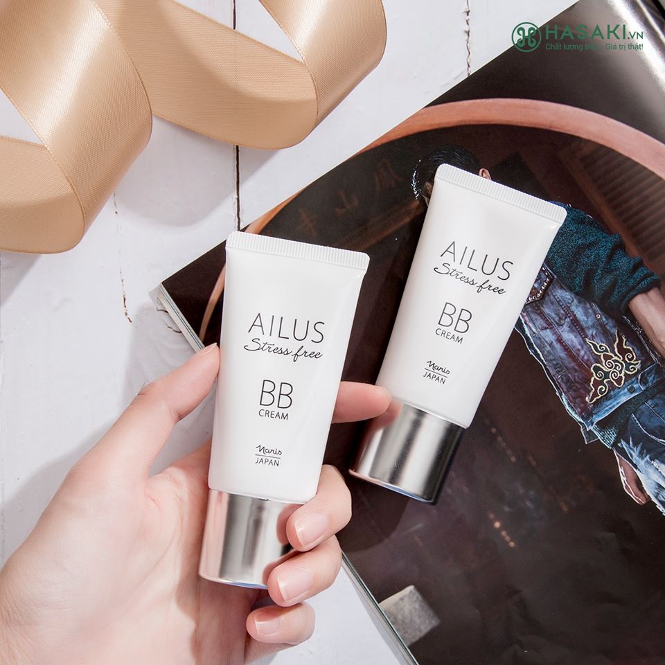 Kem nền che khuyết điểm BB Cream Naris Ailus Stress Free 30g Nhật