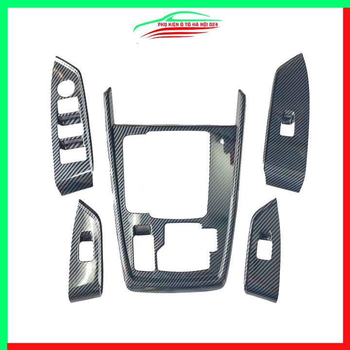 Ốp nội thất xe ô tô CX8, CX-8 2019-2024 nhựa ABS vân cacbon