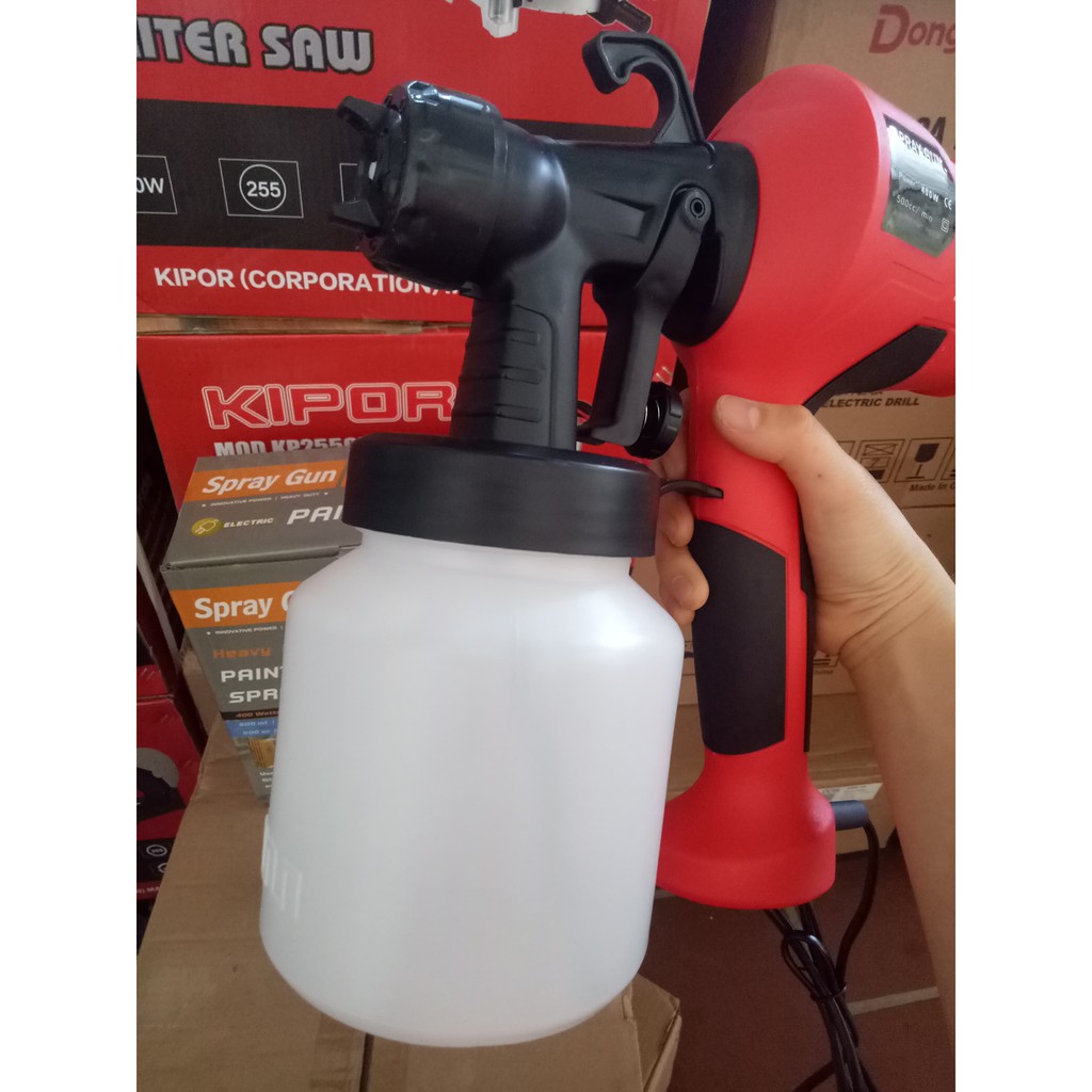 [ ẢNH THẬT] SÚNG PHUN SƠN ĐIỆN SPRAY - GUN 400w