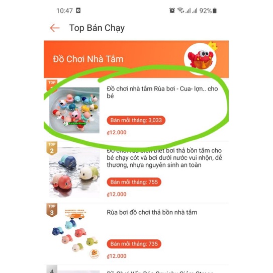 Đồ chơi nhà tắm Rùa bơi - Cua- lợn.. cho bé