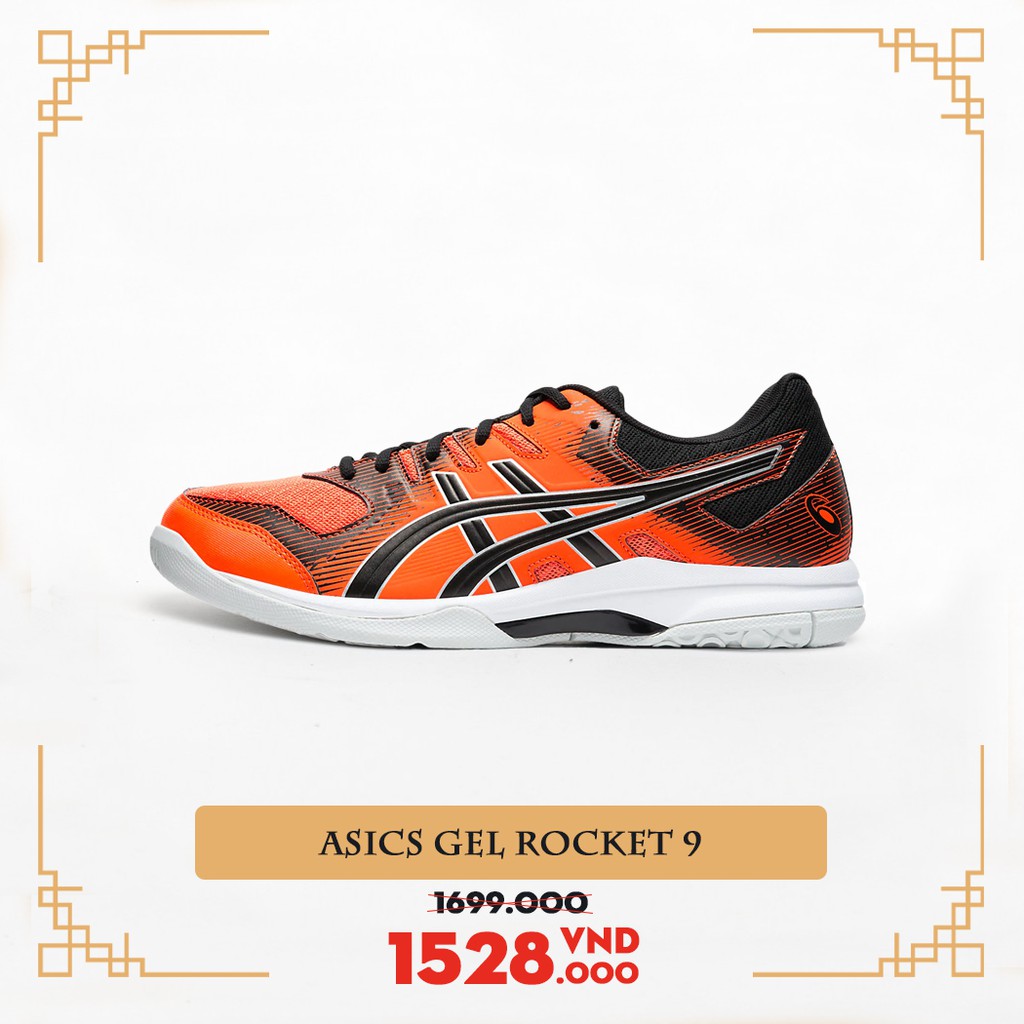 [6 Màu] GIÀY  ASICS ROCKET 9 - GIÀY BÓNG CHUYỀN, CẦU LÔNG CHÍNH HÃNG