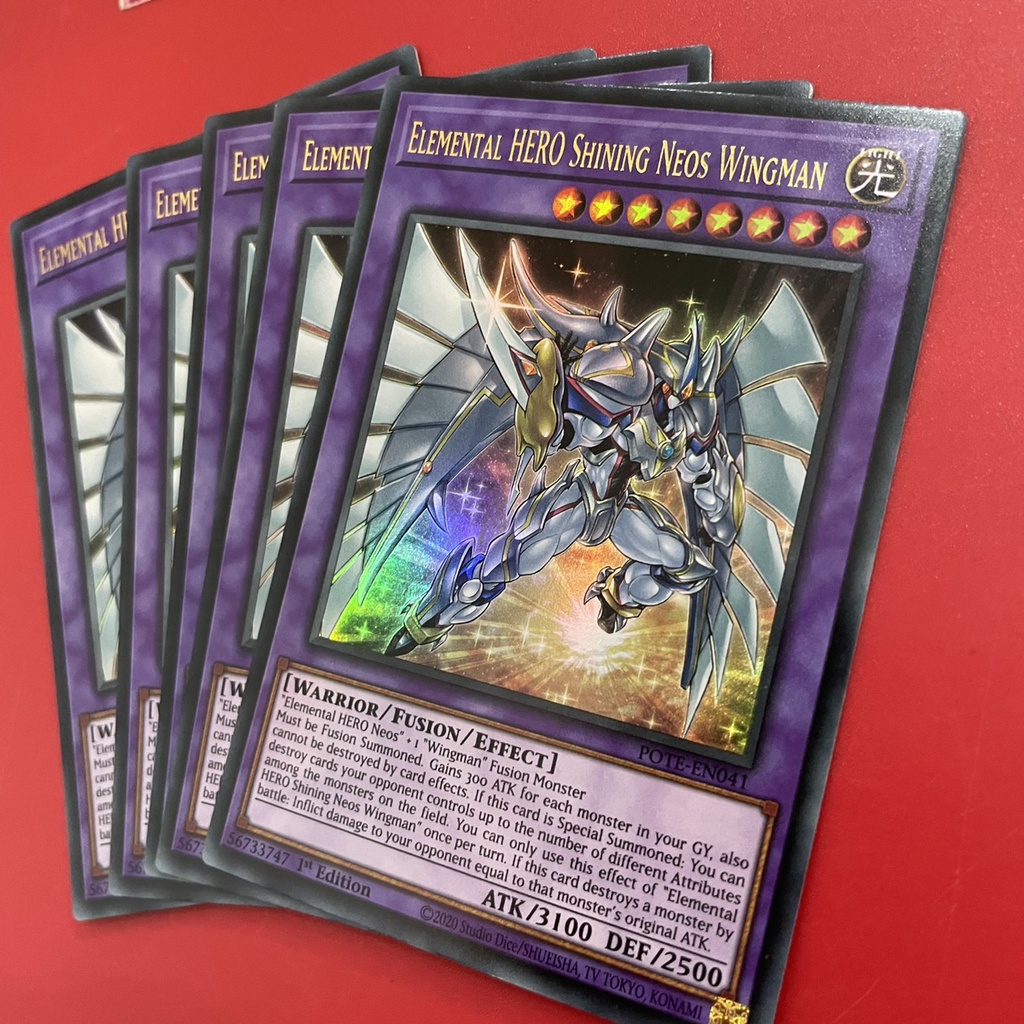 [Thẻ Bài Yugioh Chính Hãng] Elemental HERO Shining Neos Wingman