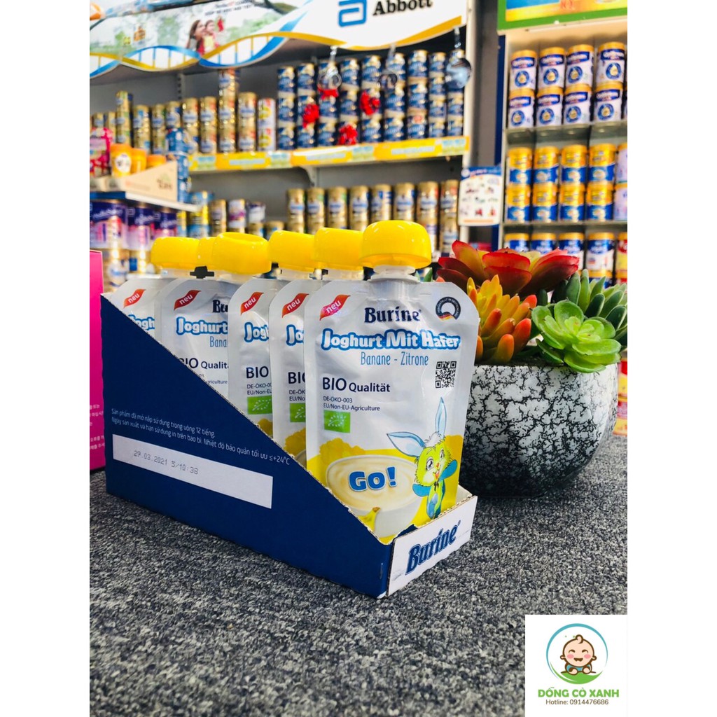 Sữa chua Yến mạch organic