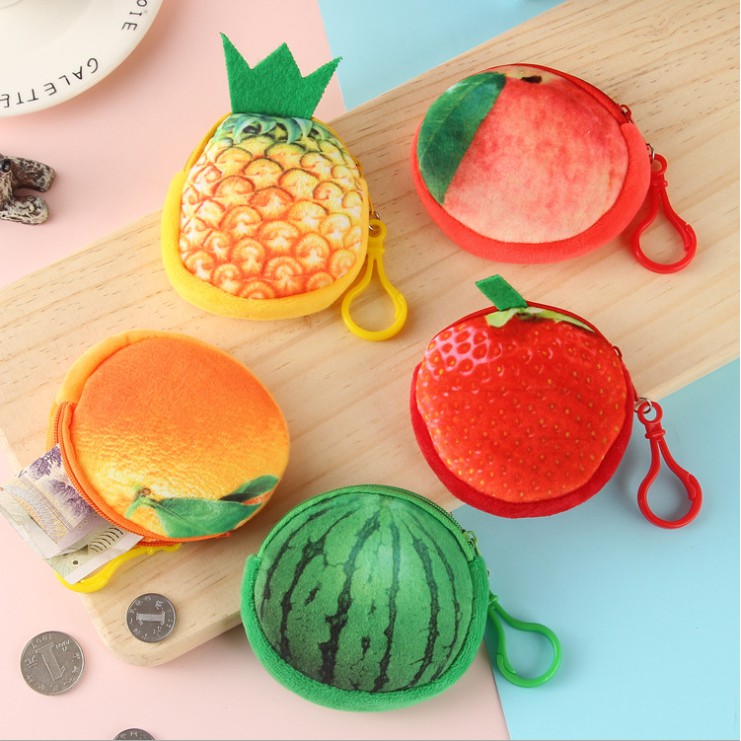 Ví nhỏ đựng tiền xu tạo hình trái cây 3D dễ thương | BigBuy360 - bigbuy360.vn