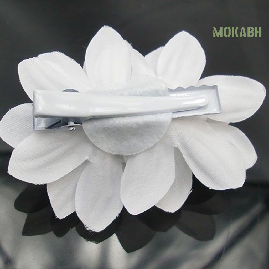 Kẹp Tóc Càng Cua Đính Hoa Vải Xinh Xắn Cho Cô Dâu