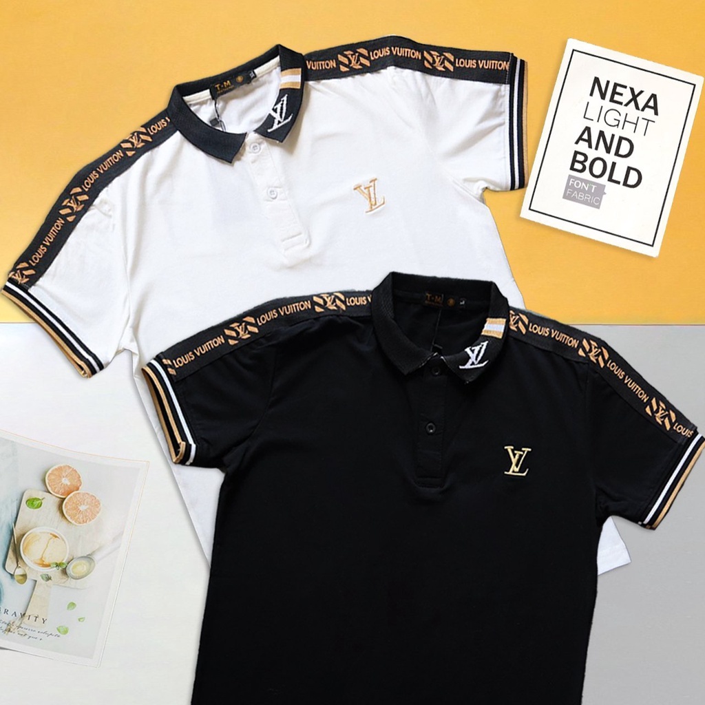 ÁO THUN POLO NAM NỮ LOGO PHỐI HOẠ TIẾT CỔ ÁO CỰC CHẤT - ĐỘC ĐÁO