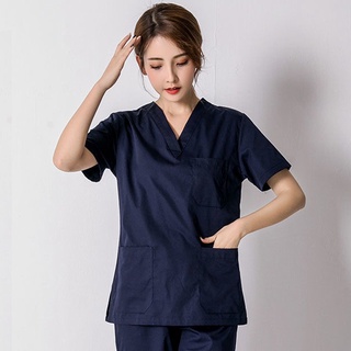 Bộ đồng phục phẫu thuật y tá phòng thí nghiệm y tế vòng hoa cho nữ