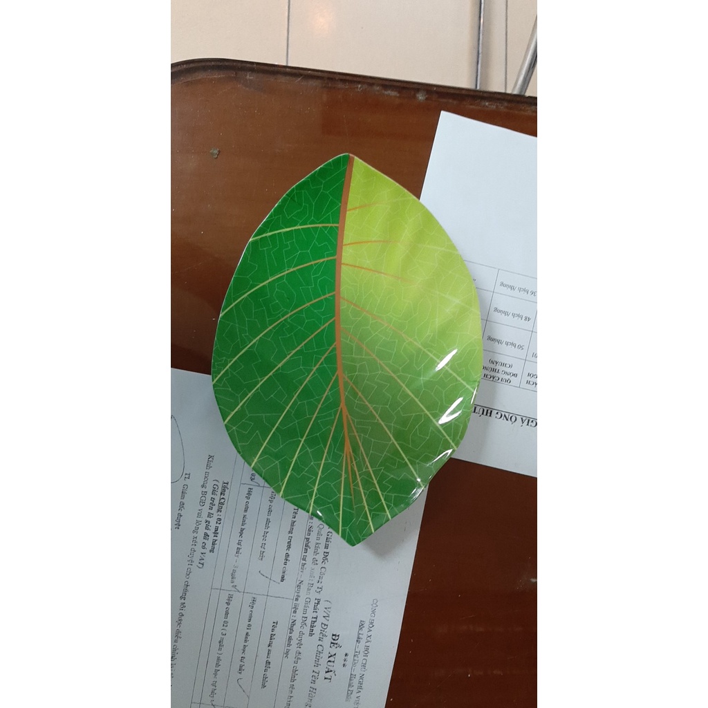 Dĩa Hột Xoài Lá 22.5cm