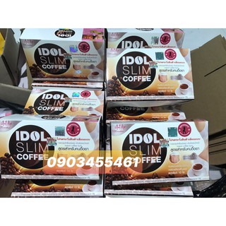 combo 3 hộp giảm cân cấp tốc IDol Slim coffee chuẩn MẪU CŨ [kèm quà]