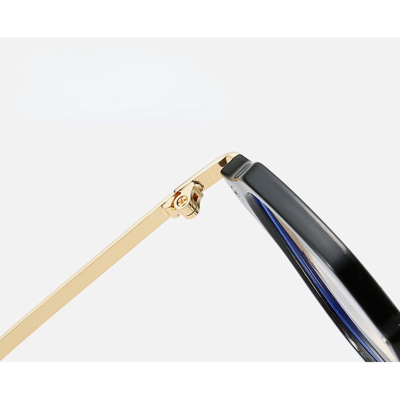 [100°~-600°Mắt Kính Gọng Kim Loại Nhỏ Chống Tia Bức Xạ Phong Cách Hàn Quốc Cho Nam Và Nữ