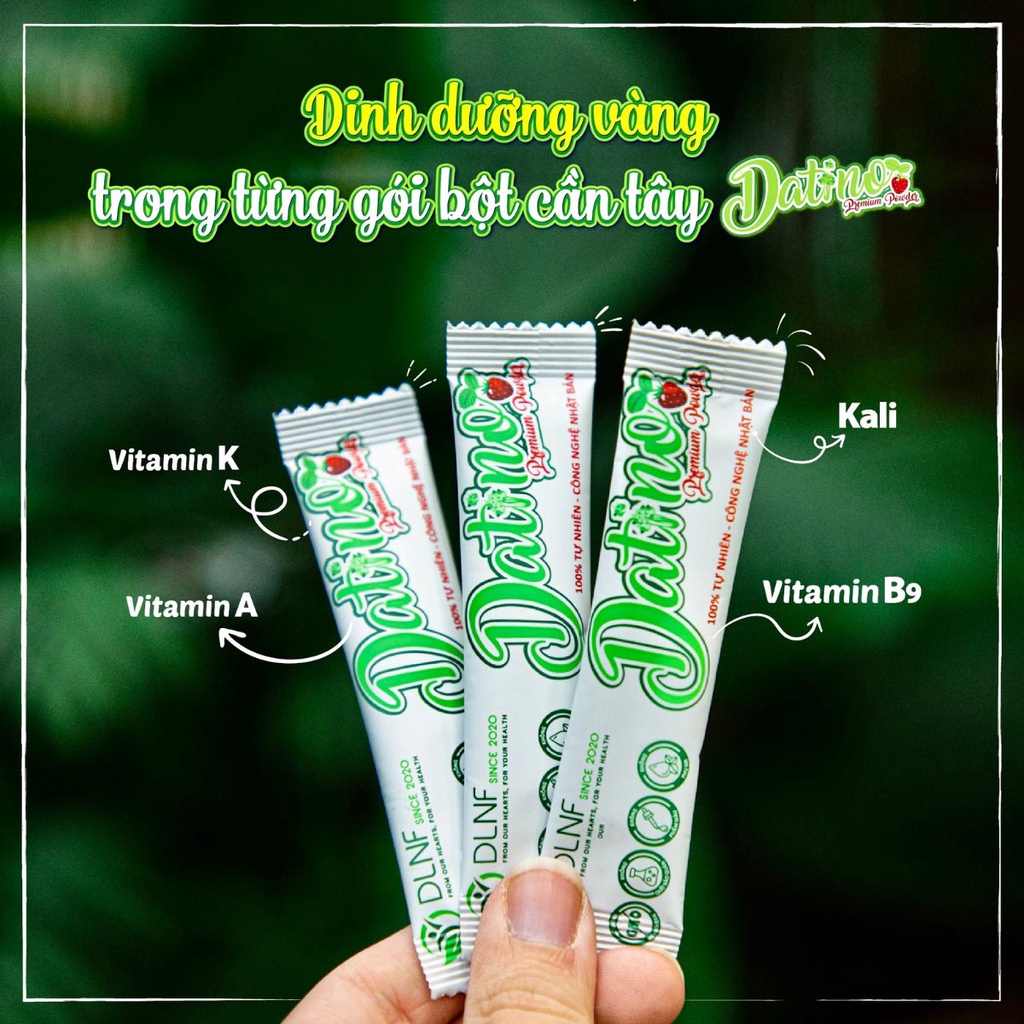 Bột cần tây dưa lưới DATINO loại 15 gói x 3g