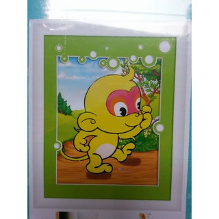 Tranh đính đá 12 con giáp (khỉ)