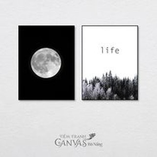 Tranh Canvas Decor Treo Tường Trang Trí Phòng Khách Phòng Ngủ Quán Cà Phê