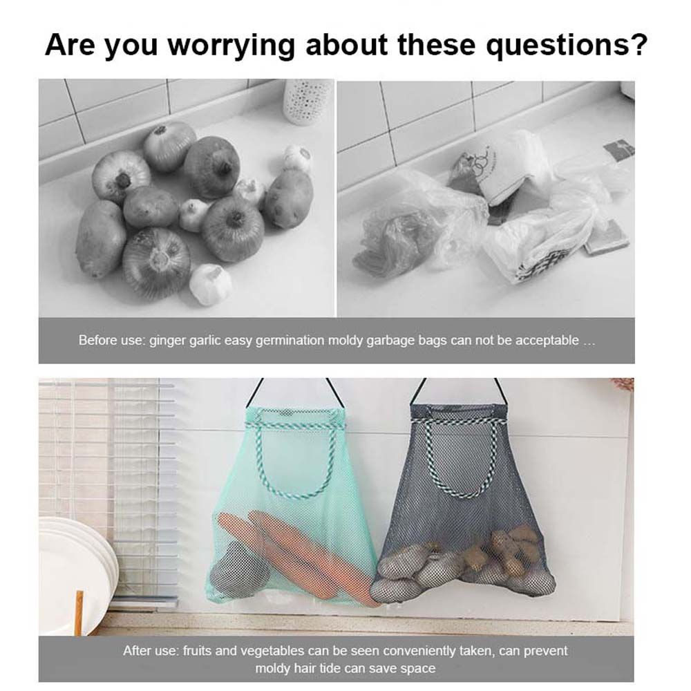 Túi lưới đựng rau củ quả có thể tái sử dụng nhiều màu sắc