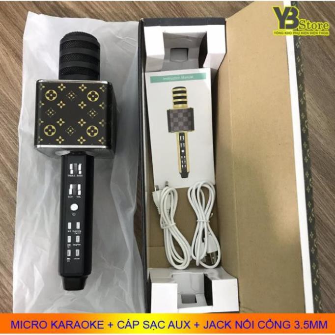 ( Không Hay Hoàn Lại Tiền 100% ) Mic Karaoke Bluetooth SD18 - Hỗ Trợ Thẻ Nhớ Cổng 3.5 - Bảo Hành 9 Tháng 01 Đổi 01