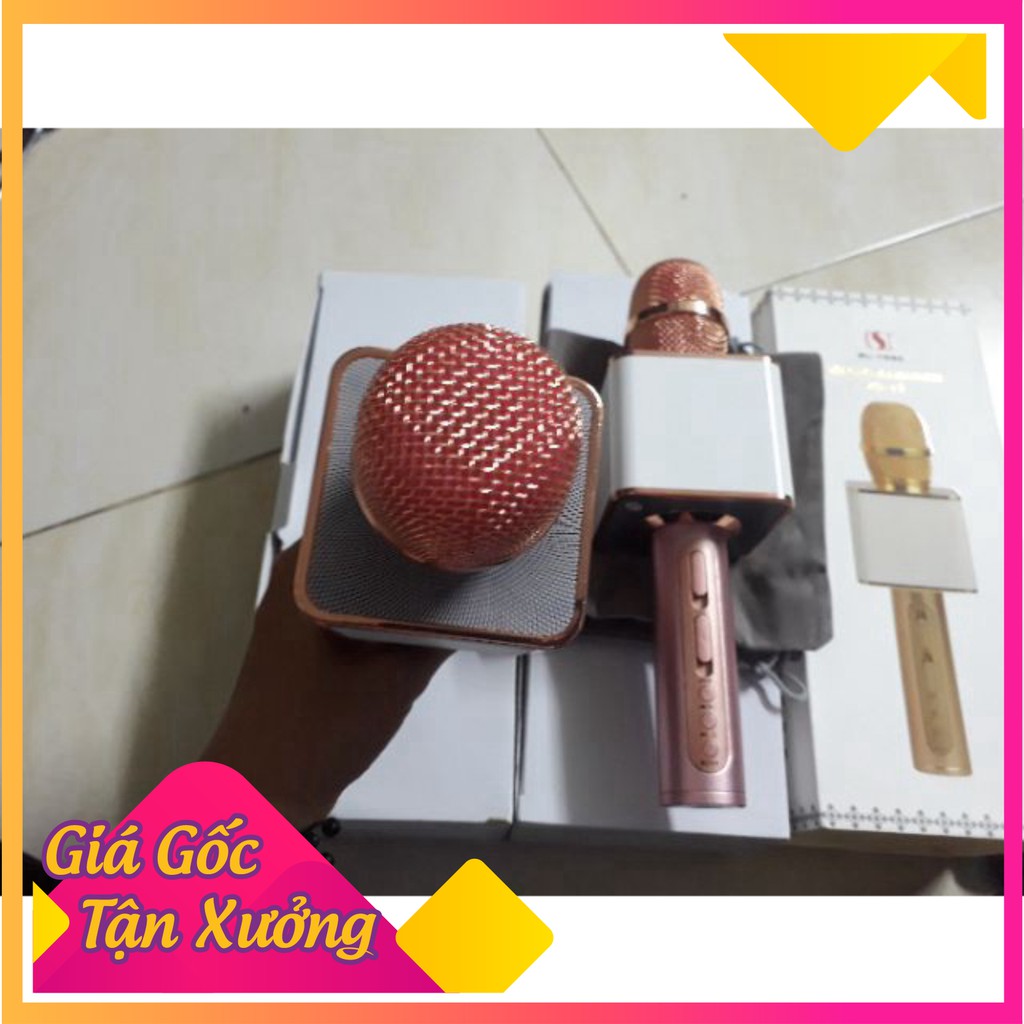 Mic Hát Karaoke Bluetooth YS-11 Hàng Chuẩn Hút Âm Tốt, Âm Trong Veo