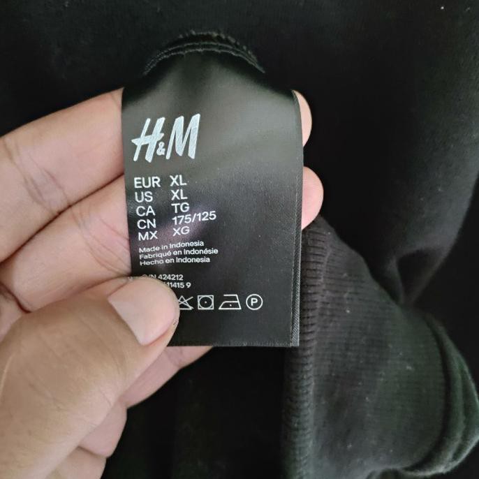Áo Hoodie Màu Đen In Chữ H & M Hnm Nasa Thời Trang Cho Nam Và Nữ