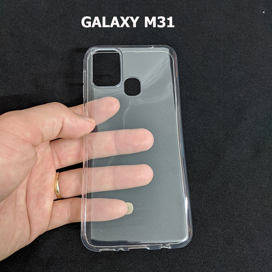 Combo kính cường lực ốp lưng dẻo trong suốt Galaxy M31