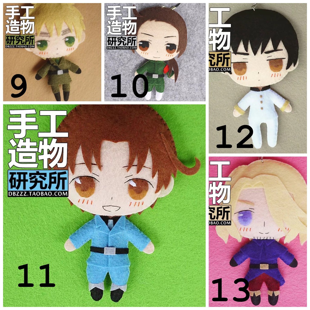 Kit làm búp bê vải nỉ dạ - Hetalia