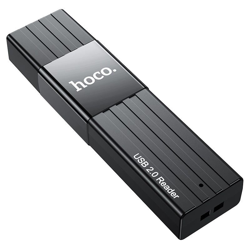 Đầu đọc thẻ nhớ SD, TF chân USB 2.0 / USB3.0  cao cấp hoco HB20 - Bảo hành chính hãng