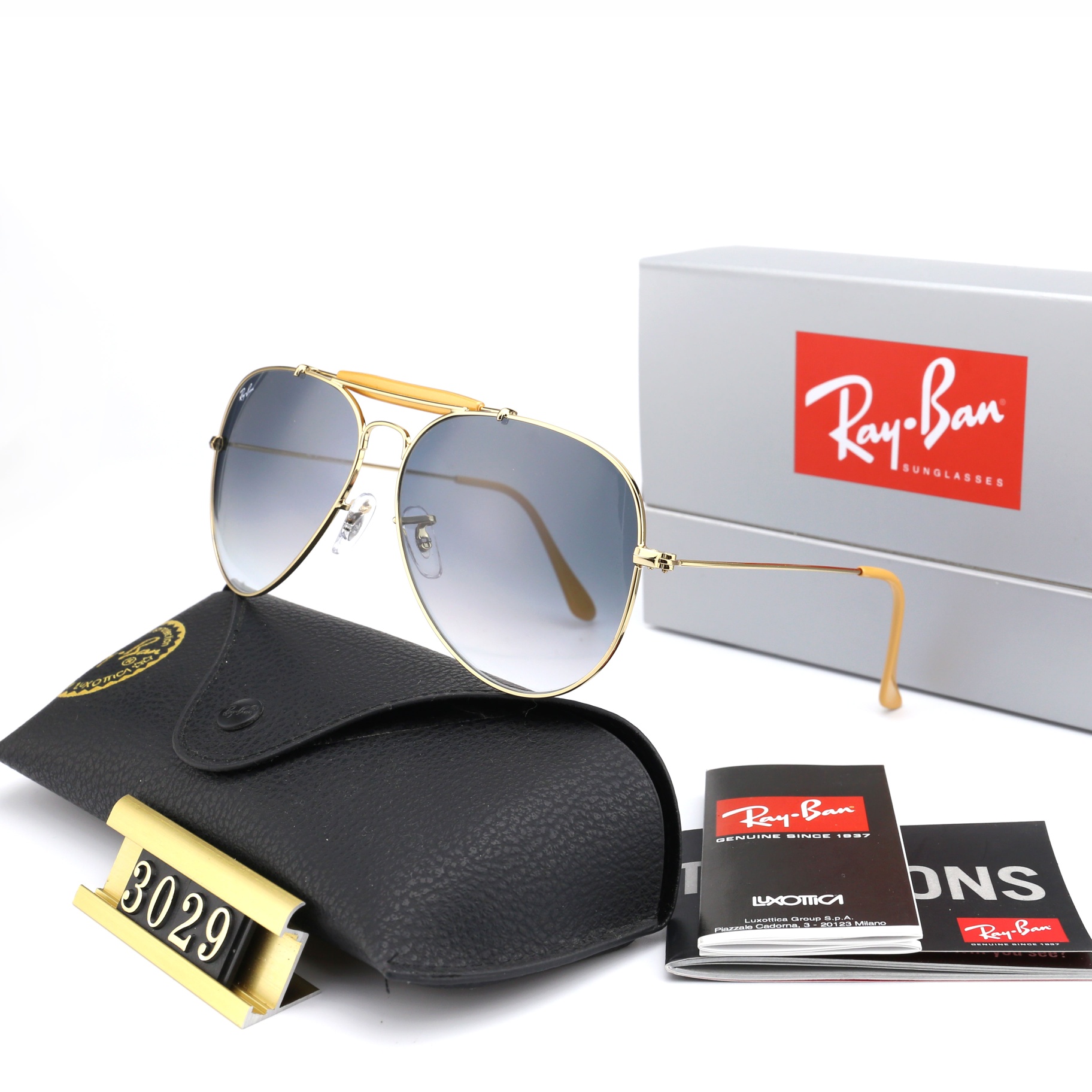 Aviator Ray-Ban_ chính hãng Kính râm 2021 Thời trang Hàn Quốc mới Kính râm nam nữ một mảnh Cặp đôi hợp thời trang Du lịch ngoài trời Kính râm lái xes